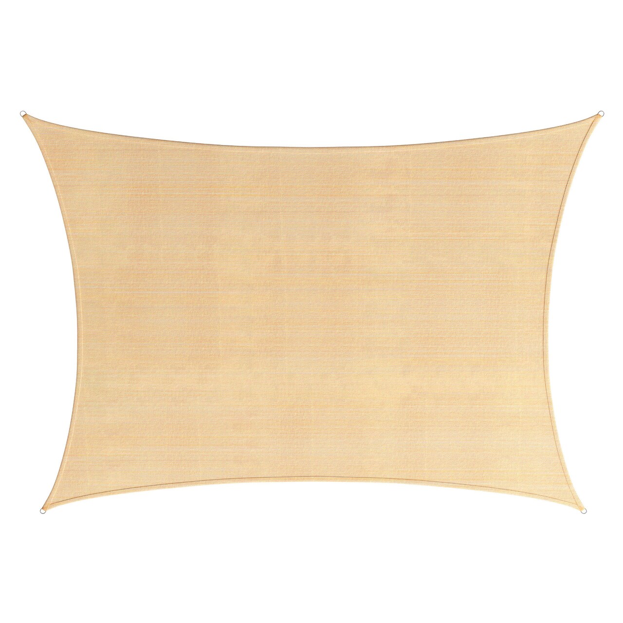 Sun Shade Canopy - 10X13ft Curved Rectangle Sun Shade Sail With Uv - Sun Shades Outdoor Patio Or Pool Canopy